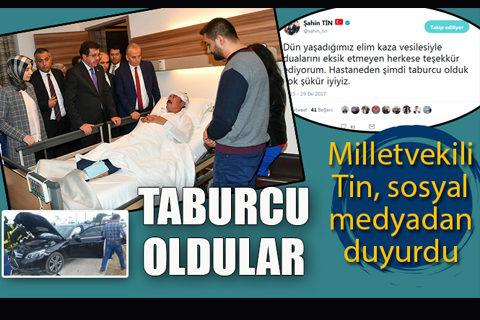 Kazada yaralanan AK Partililer taburcu oldu