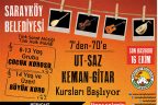 Sarayköy Belediyesi’nden 7’den 70’e müzik kursu