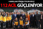 4 ambulans törenle teslim edildi
