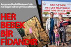 Acıpayam DH’de her bebek için bir fidan