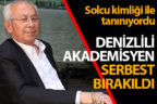Denizlili akademisyen Fikret Başkaya serbest bırakıldı