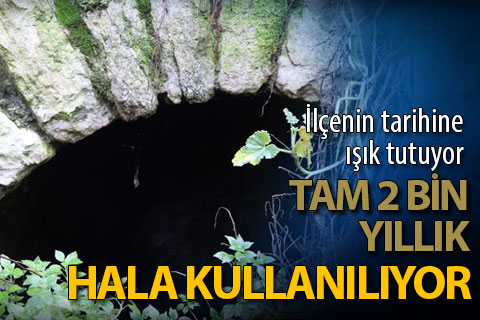 Buldan’da 2 bin yıllık kanalizasyon halen kullanımda