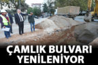Çamlık Bulvarı yenileniyor