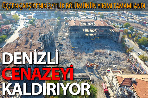 Üçgen Çarşısı’nın yıkımı vatandaşları da mutlu etti