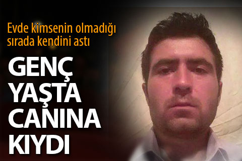 Çal’da bir genç kendini asarak intihar etti