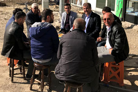 Başkan Güven esnaflarla buluştu