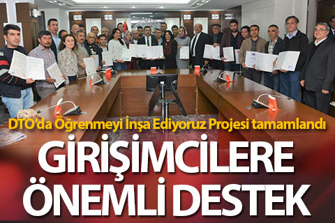 DTO’dan girişimcilere önemli destek