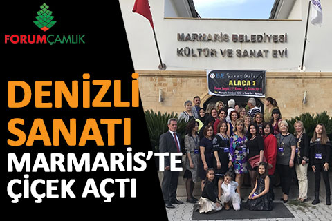 Denizli Sanatı Marmaris’te Çiçek Açtı