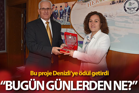 “Bugün günlerden ne?” projesiyle ödül kazandılar