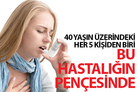 40 yaşın üstündeki her 5 kişiden birinde bu hastalık var