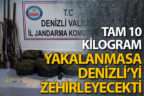 Tavas’ta düzenlenen operasyonda 10 kilogram esrar ele geçirildi