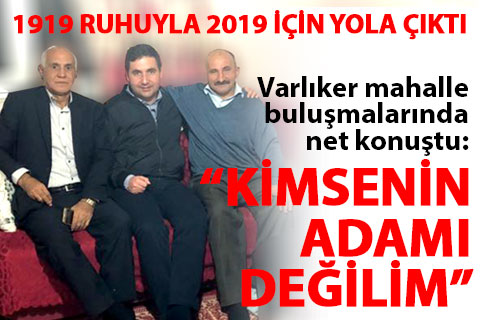 Tolga Varlıker mahalle buluşmalarını sürdürüyor
