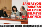 Halk Günü’nde bire bir görüşmeye geçildi
