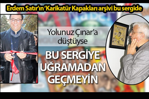 Karikatür kapakları, mizahseverlerle buluştu