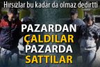 Pazardan çaldıkları domates, biber ve patlıcanı satarken yakalandılar