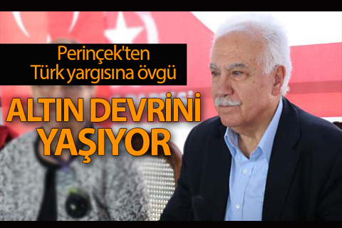 Perinçek: Türk yargısı altın devrini yaşıyor