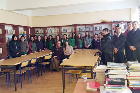 Çameli Çok Programlı Lisesi Kütüphanesini Yeniledi