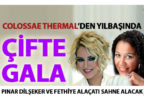 Colossae Otel’den çifte galalı yılbaşı programı