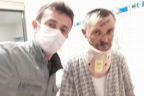 Acıpayam’da keçi çobanını hastanelik etti