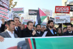 Cuma namazı sonrası Kudüs protestosu