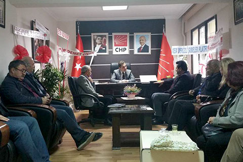 CHP İl Başkan adayı Ertemur ziyaretleri yoğunlaştırdı