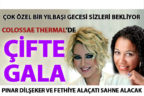Colossae Otel’den çifte galalı yılbaşı programı