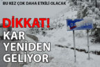 Dikkat! Denizli genelinde kar bekleniyor