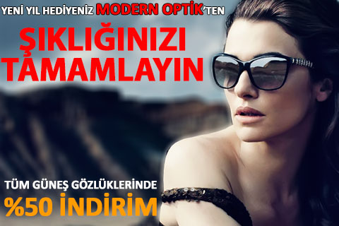 2018’de de şıklığınızı Modern Optik ile tamamlayın