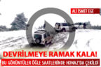 Denizli’de Off-road tutkunları kar şovu yaptı