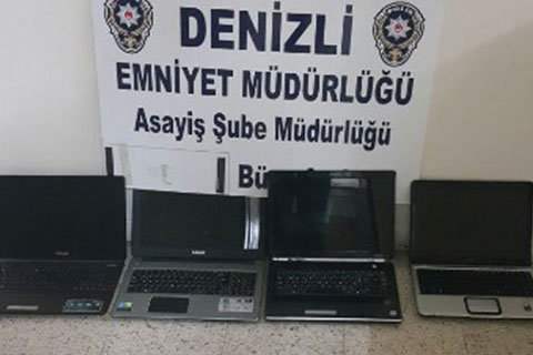 İşyeri hırsızları polisten kaçamadı