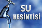 Dikkat! Su kesintisi var