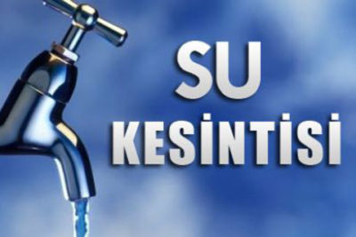 Dikkat! Su kesintisi var