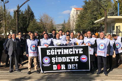 Eğitimcilerin şiddet tepkisi