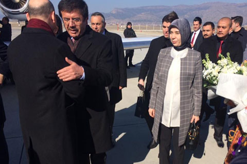 Bakan Zeybekci İçişleri Bakanı Soylu’yu Çardak’ta karşıladı