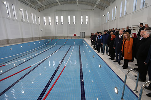 Acıpayam Yüzme Havuzu ve Spor Kompleksi tamamlandı