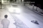 Kamyonetin çarptığı yaşlı adam metrelerce sürüklendi