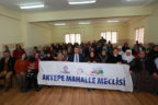 Mahalle meclislerine Aktepe de katıldı