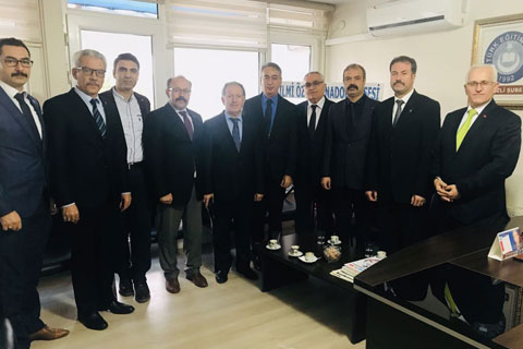 Oğuz’dan Türk Eğitim-Sen’e ziyaret