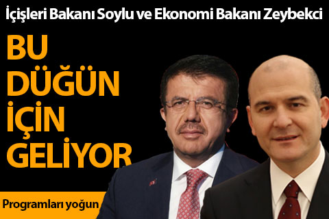 İki bakan bu düğün için Denizli’ye geliyor
