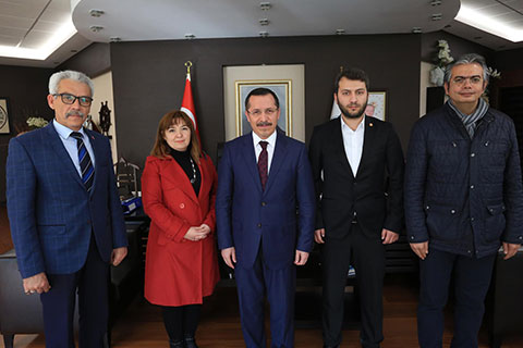 Türk Ocakları’ndan Rektör Bağ’a ziyaret