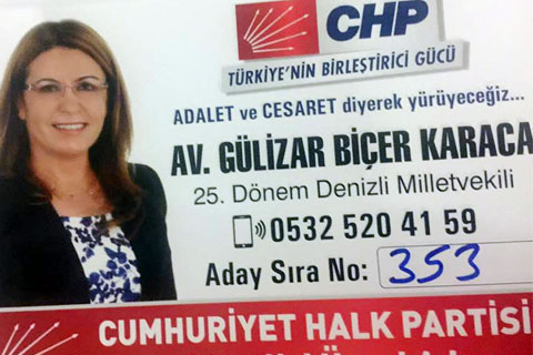 Karaca CHP PM’ye 15. sıradan girdi