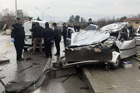 O kazada sürücü de öldü