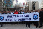 Kamu-Sen Denizli Teşkilatı şehitler için yürüdü