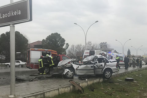 Korucuk Yolu’nda kaza: 1 ölü, 2 yaralı