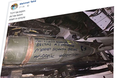 Teke’den BELTAŞ’lı Afrin Bombası paylaşımı