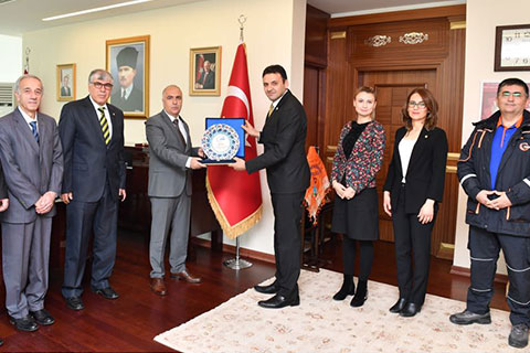AFAD ekibinden Vali Karahan’a ziyaret