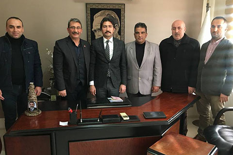 Özkan’dan Bakkallar Odası’na ziyaret