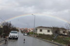 Yenişehir’de gökkuşağı güzelliği