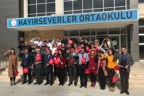 Hayırseverler Ortaokulu’ndan Afrin’e selam