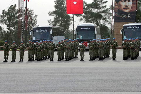 Denizli’nin komandoları Afrin’e uğurlandı